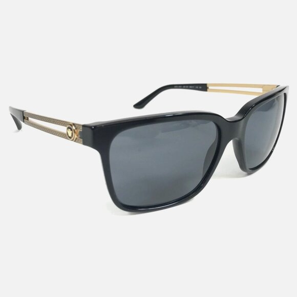 Versace Black Logo Frames 58mm Unisex Sunglasses